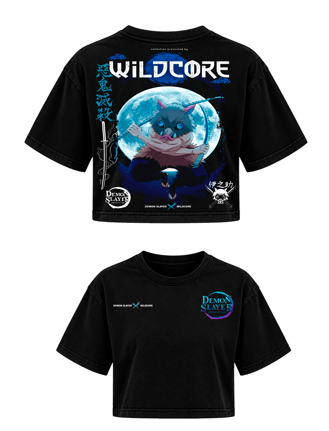 Inosuke Moon Crop Top